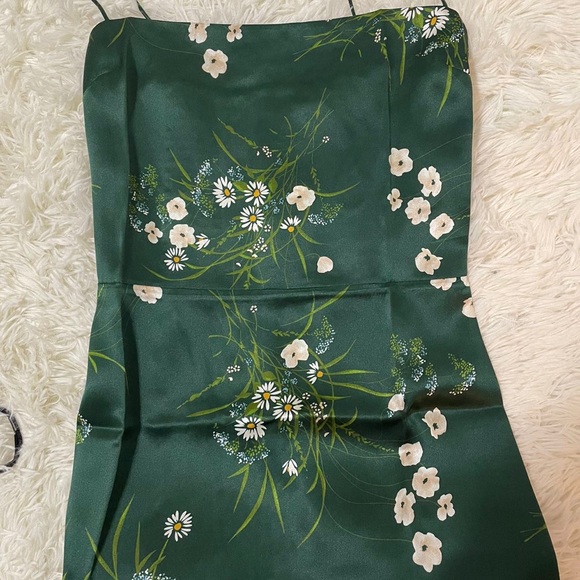 Reformation Frankie Silk Dress Buena - Picture 7 of 12